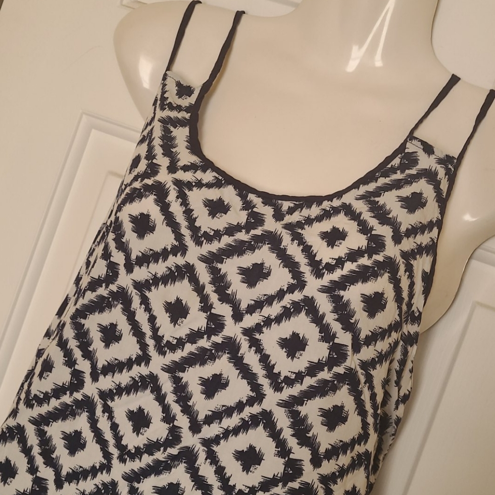 Papermoom Navy and White Strappy Tank - Picture 2 of 5